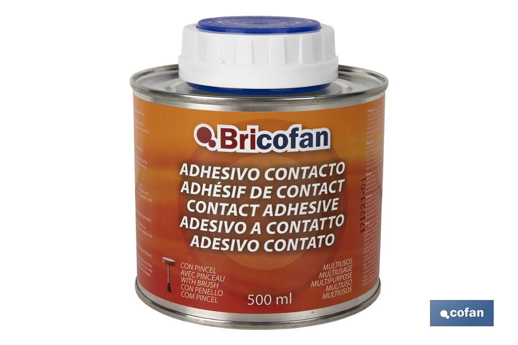 BOTE ADHESIVO CONTACTO BRICOFAN C/PINCEL (500ML)