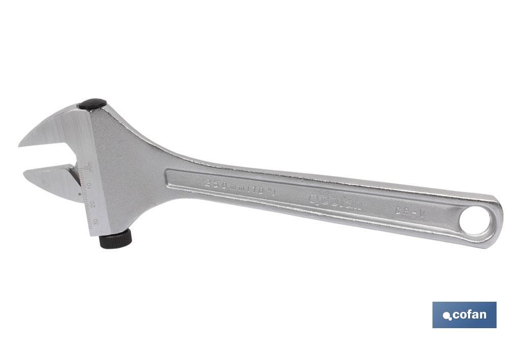 LLAVE AJUSTABLE MOLETA LATERAL 10