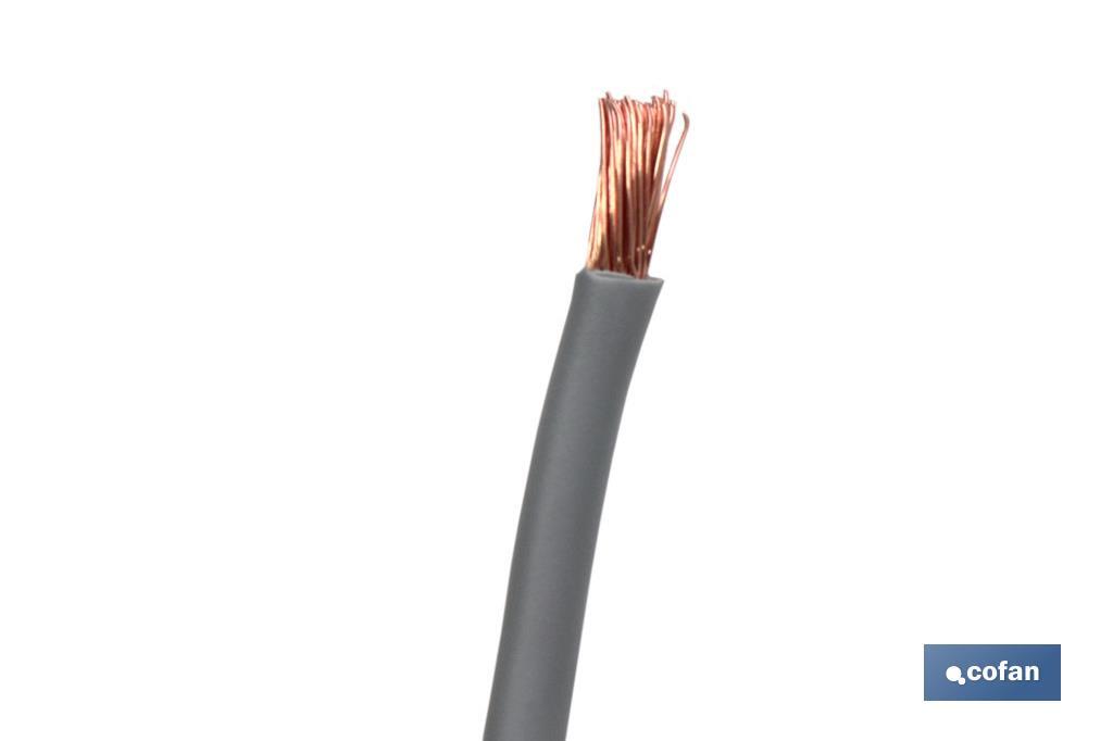 ROLLO CABLE H07V-K 1X2,5MM2 GRIS (100M)