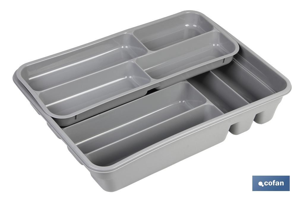 CUBERTERO MODELO ROMERO GRIS 40X30X7 DOS ALTURAS venta unitaria CUBERTERO MODELO ROMERO GRIS 40X30X7 DOS ALTURAS venta unitaria