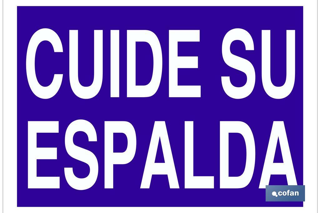 Cuide su espalda