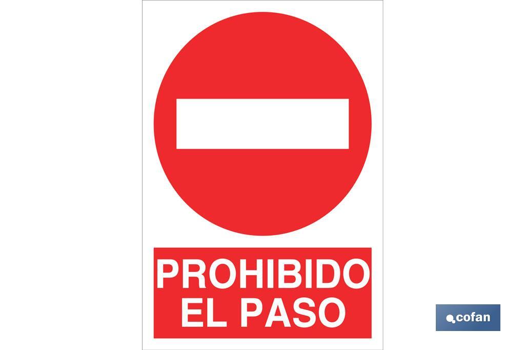 Prohibido el Paso